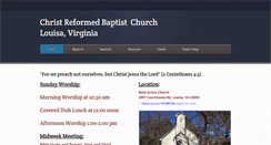 Desktop Screenshot of christreformedbaptist.org
